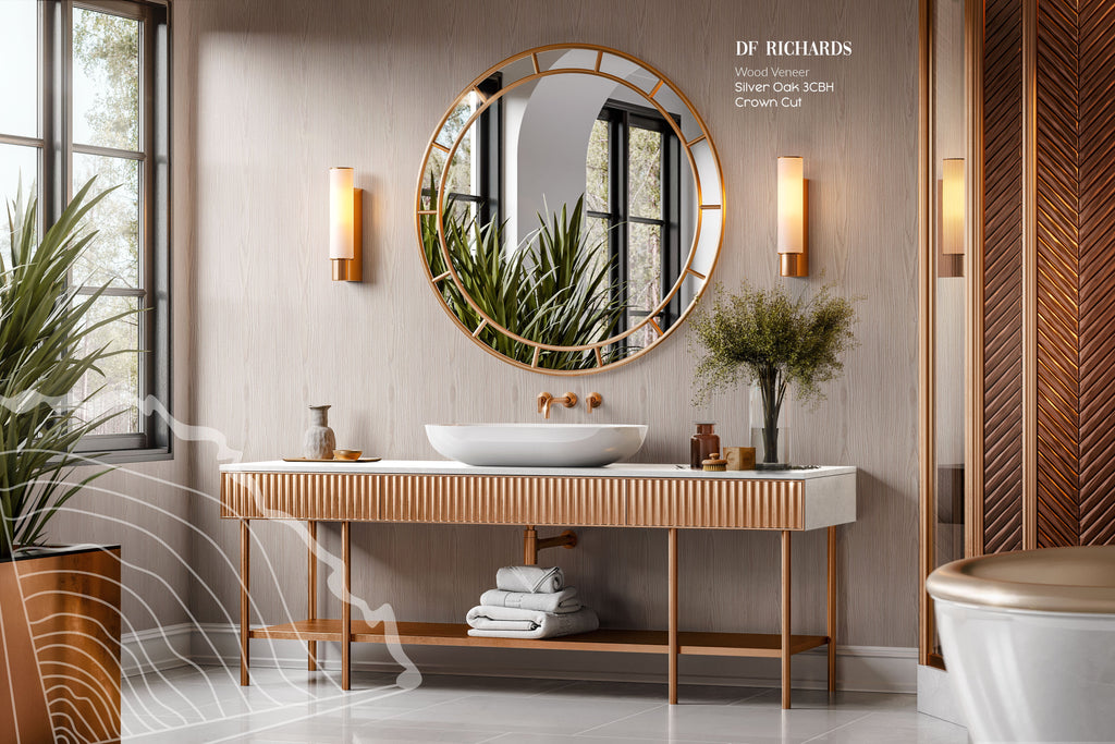 Wood Veneer - Silver Oak Crown 3C.BH - DF Richards Veneers